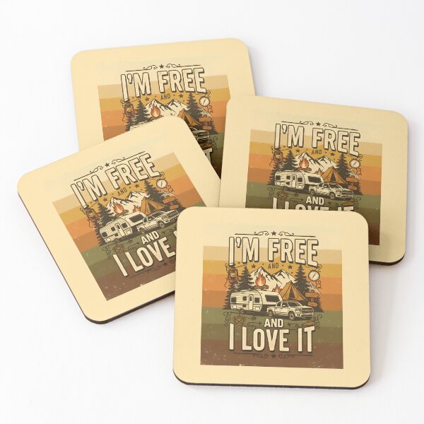 Item preview, I'm free and I love it - Campervan travel designed and sold by ParadoxParadox.