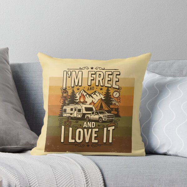 Item preview, I'm free and I love it - Campervan travel designed and sold by ParadoxParadox.