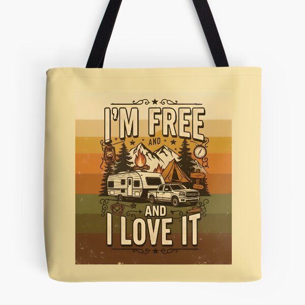 Item preview, I'm free and I love it - Campervan travel designed and sold by ParadoxParadox.