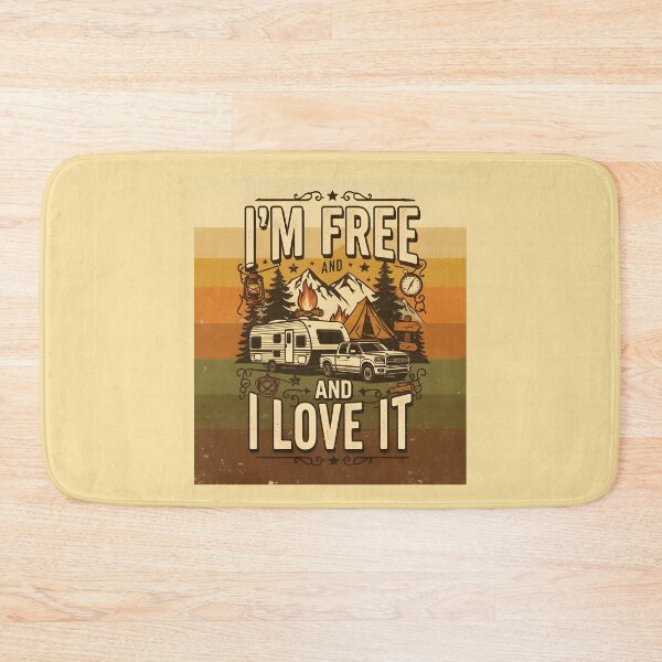 Item preview, I'm free and I love it - Campervan travel designed and sold by ParadoxParadox.