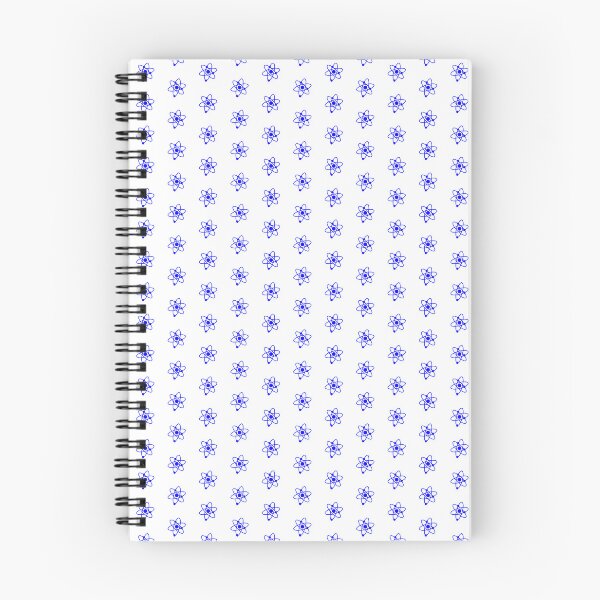 Item preview, Minimalist Blue Atom Shape Science Symbol designed and sold by pattern-archive.