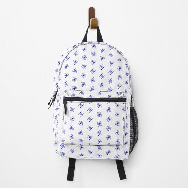 Item preview, Minimalist Blue Atom Shape Science Symbol designed and sold by pattern-archive.