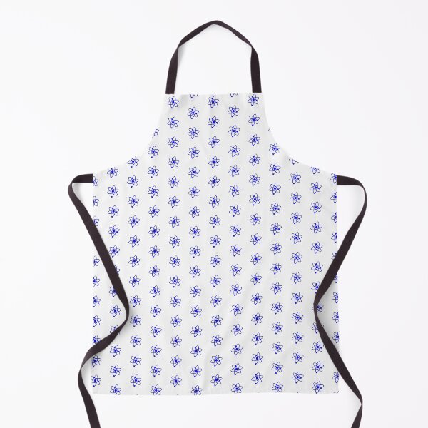 Item preview, Minimalist Blue Atom Shape Science Symbol designed and sold by pattern-archive.