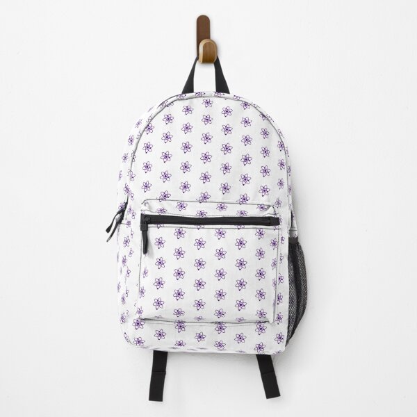 Item preview, Minimalist Dark Purple Atom Shape Science Symbol designed and sold by pattern-archive.
