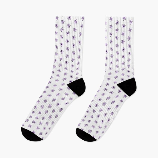 Item preview, Minimalist Dark Purple Atom Shape Science Symbol designed and sold by pattern-archive.