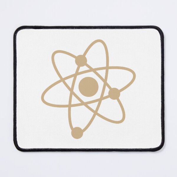 Item preview, Minimalist Tan Atom Shape Science Symbol designed and sold by pattern-archive.