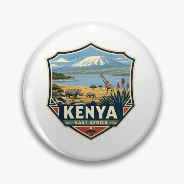 Item preview, Kenya East Africa African Safari Wildlife Travel Souvenir designed and sold by Simsimah26Parks.