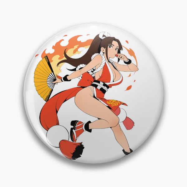 Item preview, Chibi Mai Shiranui Fighter Sticker designed and sold by RGB-crayon.