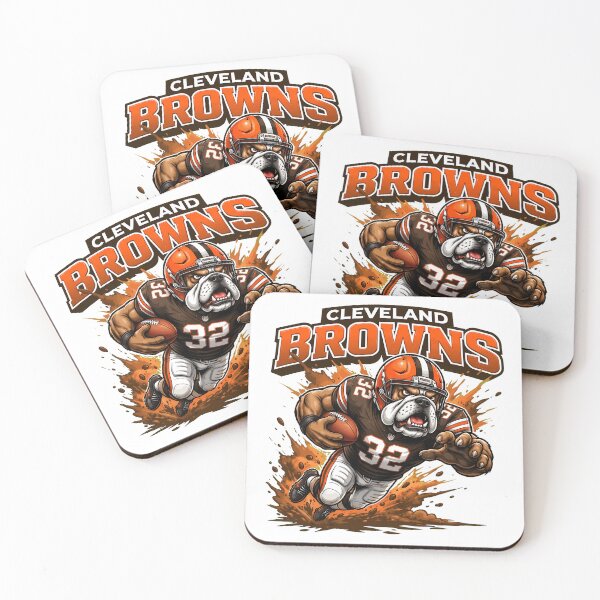 Item preview, Cleveland Browns Bulldog Football Power designed and sold by DavidSant59546.