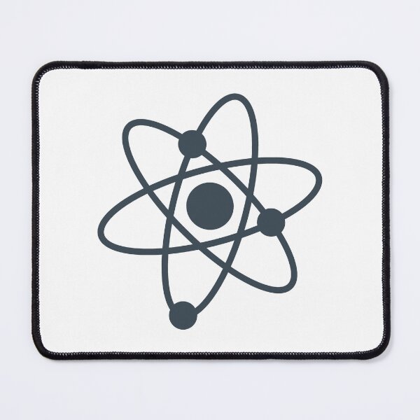 Item preview, Minimalist Charcoal Atom Shape Science Symbol designed and sold by pattern-archive.