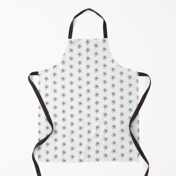 Item preview, Minimalist Charcoal Atom Shape Science Symbol designed and sold by pattern-archive.