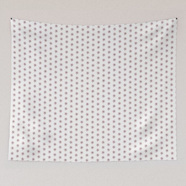 Item preview, Minimalist Burgundy Atom Shape Science Symbol designed and sold by pattern-archive.