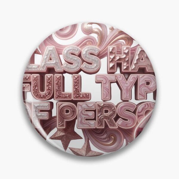 Item preview, Playful GLASS HALF FULL TYPE OF PERSON v2 designed and sold by dazzlemakers.