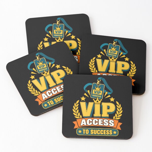 Item preview, VIP Access to Success Motivational Business Quote designed and sold by TeeTimeTreasure.