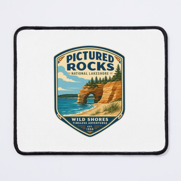 Item preview, Pictured Rocks National Lakeshore Wild Shores Timeless Adventures Michigan Travel National Park Explorer designed and sold by Simsimah26Parks.
