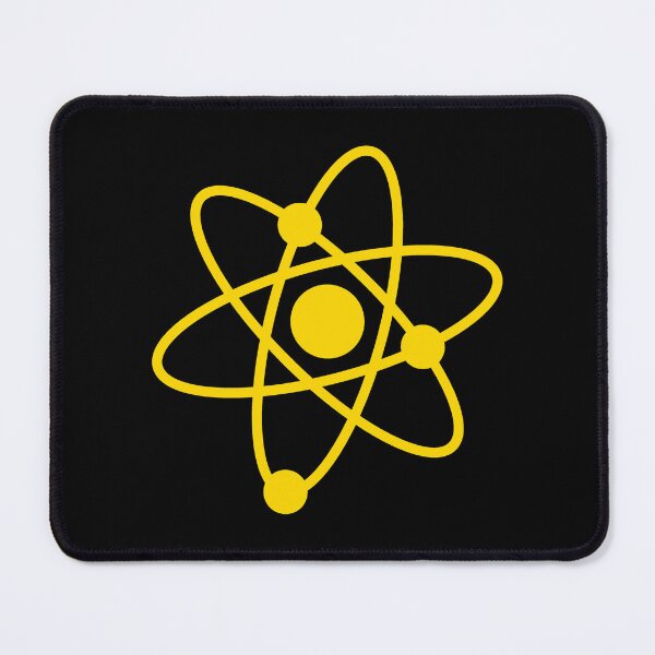 Item preview, Minimalist Gold Atom Shape Science Symbol designed and sold by pattern-archive.