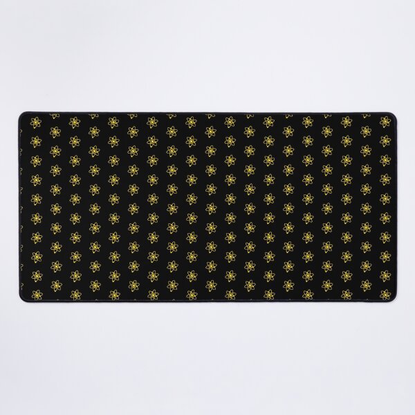 Item preview, Minimalist Gold Atom Shape Science Symbol designed and sold by pattern-archive.