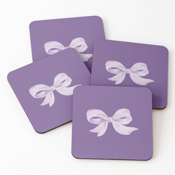 Item preview, Lavender Watercolor Bow with Long Tails designed and sold by Sagi Jane Art.