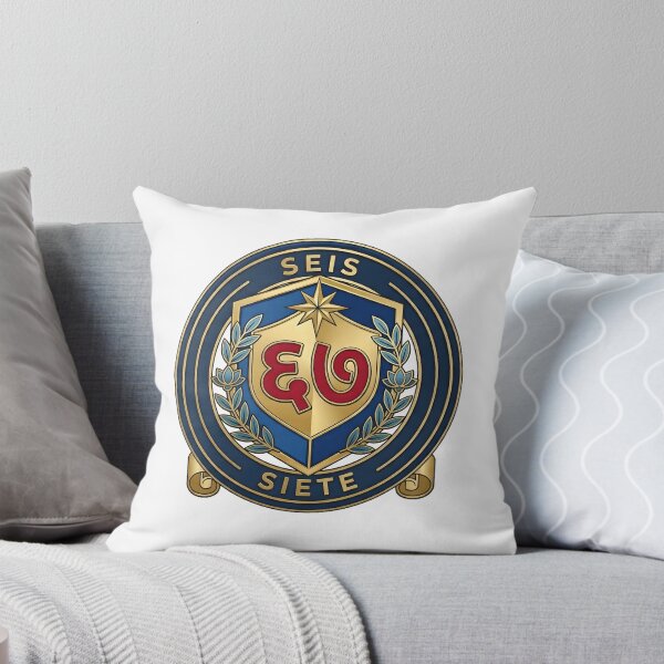 Item preview, Seis Siete Hindi Number 67 Heraldic Badge designed and sold by octozap.