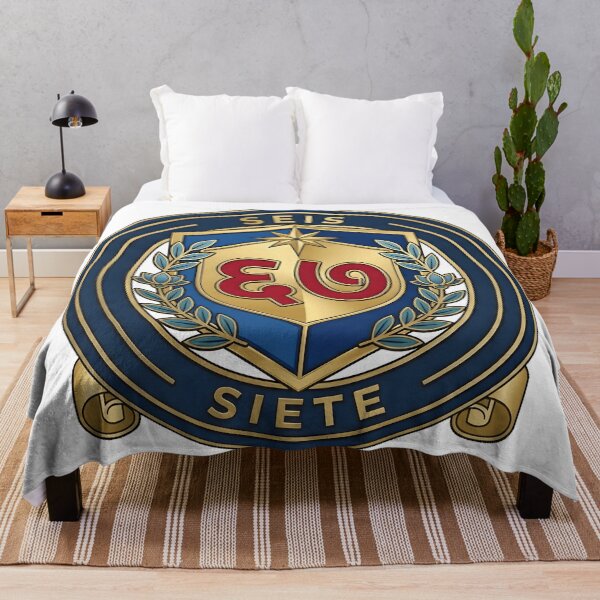 Item preview, Seis Siete Hindi Number 67 Heraldic Badge designed and sold by octozap.