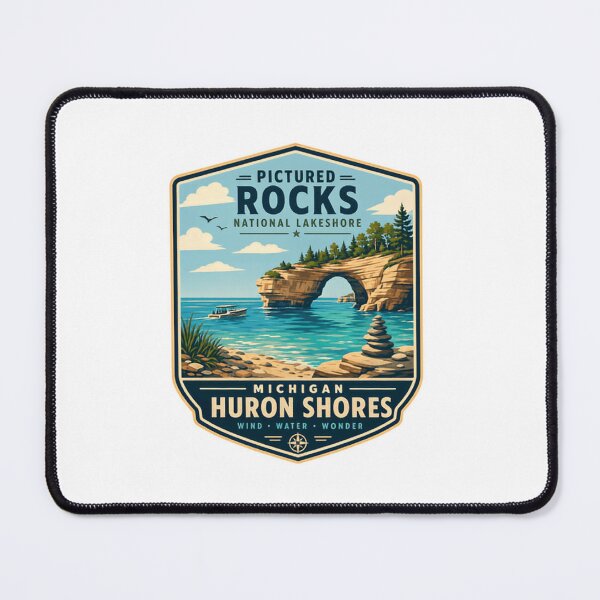 Item preview, Pictured Rocks National Lakeshore Michigan Huron Shores Great Lakes Travel Visitor Souvenir designed and sold by Simsimah26Parks.