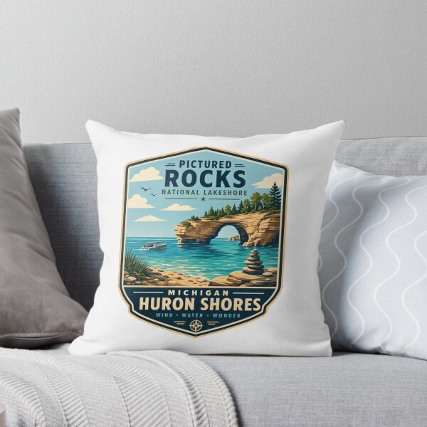 Item preview, Pictured Rocks National Lakeshore Michigan Huron Shores Great Lakes Travel Visitor Souvenir designed and sold by Simsimah26Parks.