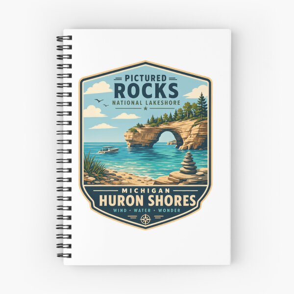 Item preview, Pictured Rocks National Lakeshore Michigan Huron Shores Great Lakes Travel Visitor Souvenir designed and sold by Simsimah26Parks.