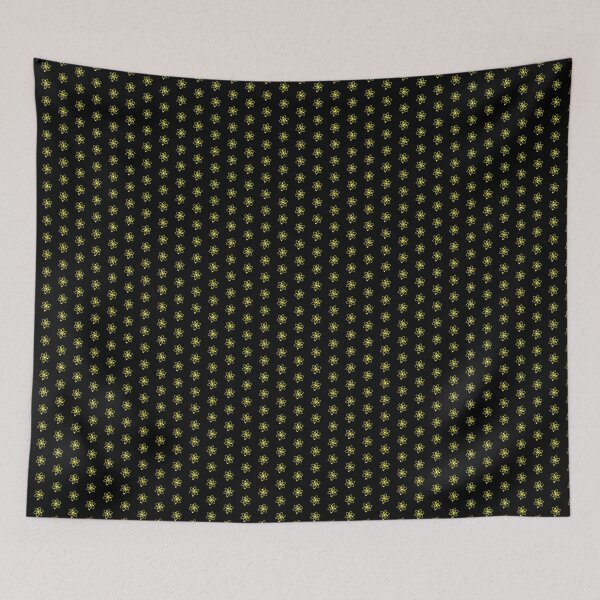 Item preview, Minimalist Yellow Atom Shape Science Symbol designed and sold by pattern-archive.