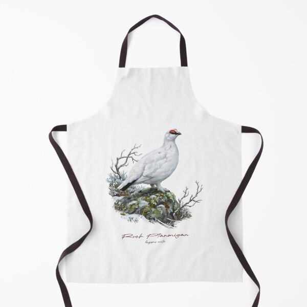 Item preview, Rock Ptarmigan on Snow Covered Rock Bird Illustration designed and sold by Takeda-art.
