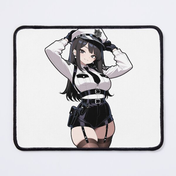 Item preview, Chibi Police Girl Sticker designed and sold by RGB-crayon.