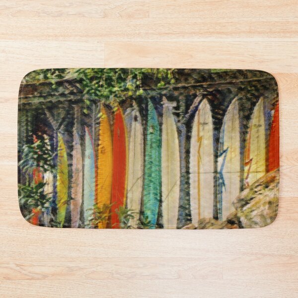 Item preview, Surfboards standing against a shed in Hawai designed and sold by Photopat.