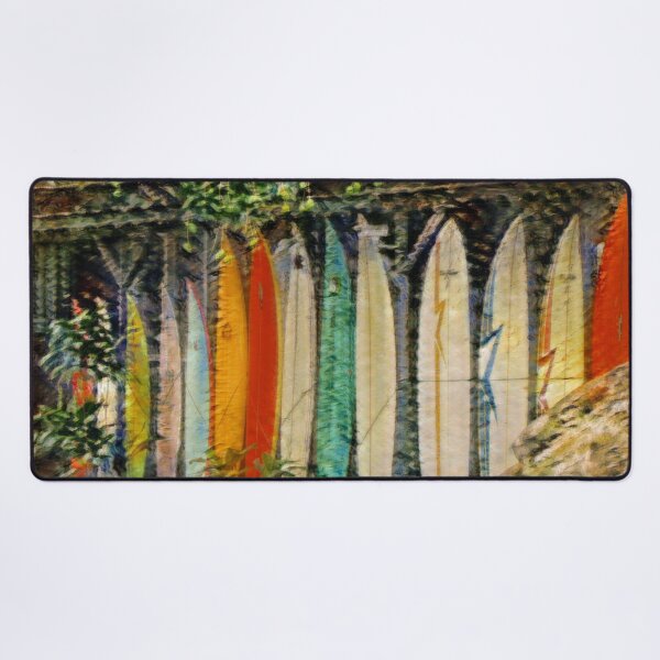 Item preview, Surfboards standing against a shed in Hawai designed and sold by Photopat.