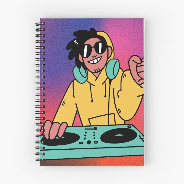 Item preview, Cool DJ Character Phone Case Colorful Gradient Streetwear Art designed and sold by Seifinty .
