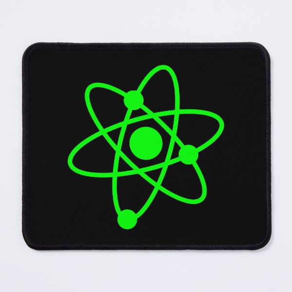 Item preview, Minimalist Lime Atom Shape Science Symbol designed and sold by pattern-archive.