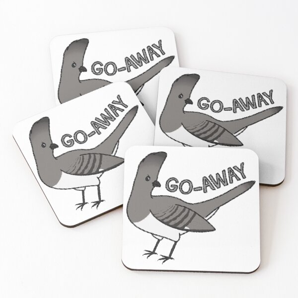 Item preview, White-Bellied Go-Away-Bird designed and sold by GeneralGameBird.