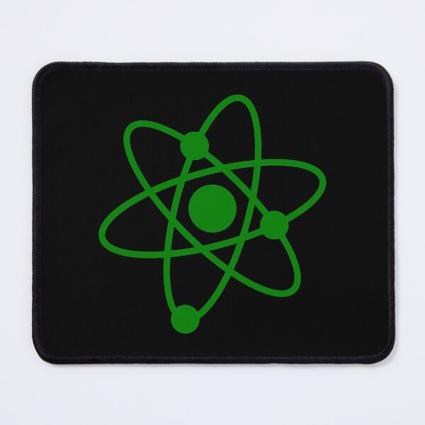 Item preview, Minimalist Green Atom Shape Science Symbol designed and sold by pattern-archive.