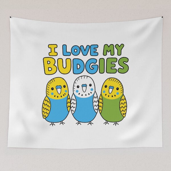 Item preview, I Love My Budgies designed and sold by gunaone-design.