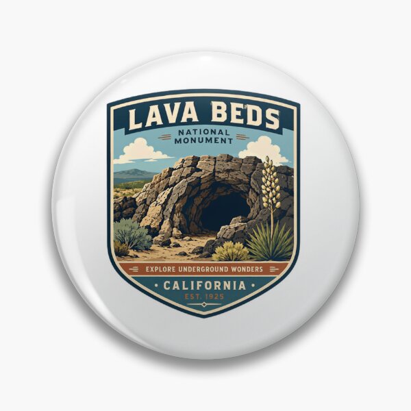 Item preview, Lava Beds National Monument Explore Underground Wonders California Est. 1925 National Park Travel Visitor designed and sold by Simsimah26Parks.