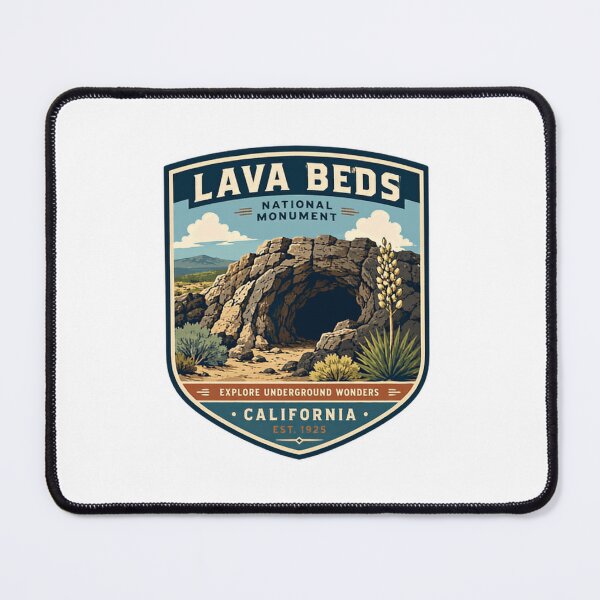 Item preview, Lava Beds National Monument Explore Underground Wonders California Est. 1925 National Park Travel Visitor designed and sold by Simsimah26Parks.