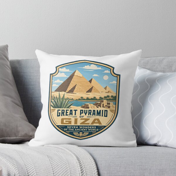 Item preview, Great Pyramid Of Giza Seven Wonders Of The Ancient World Egypt Travel History Landmark designed and sold by Simsimah26Parks.