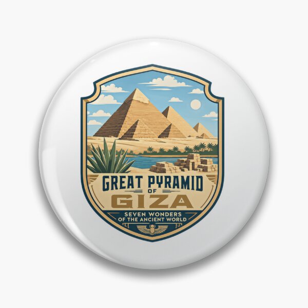 Item preview, Great Pyramid Of Giza Seven Wonders Of The Ancient World Egypt Travel History Landmark designed and sold by Simsimah26Parks.