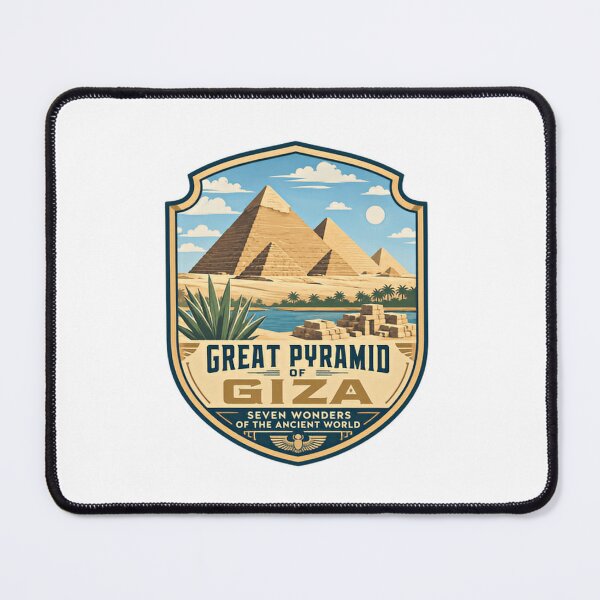 Item preview, Great Pyramid Of Giza Seven Wonders Of The Ancient World Egypt Travel History Landmark designed and sold by Simsimah26Parks.