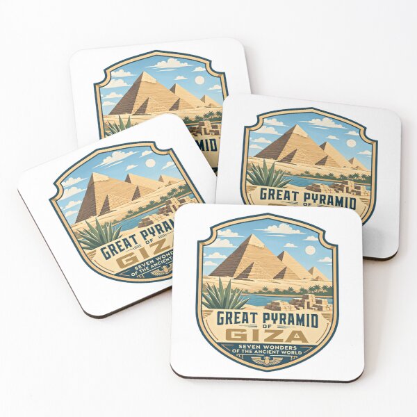 Item preview, Great Pyramid Of Giza Seven Wonders Of The Ancient World Egypt Travel History Landmark designed and sold by Simsimah26Parks.