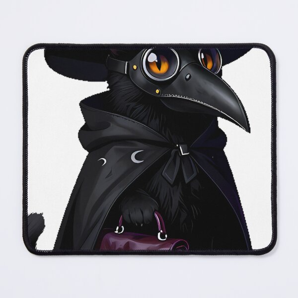 Item preview, Gothic Plague Doctor Cat designed and sold by IllumeInk.