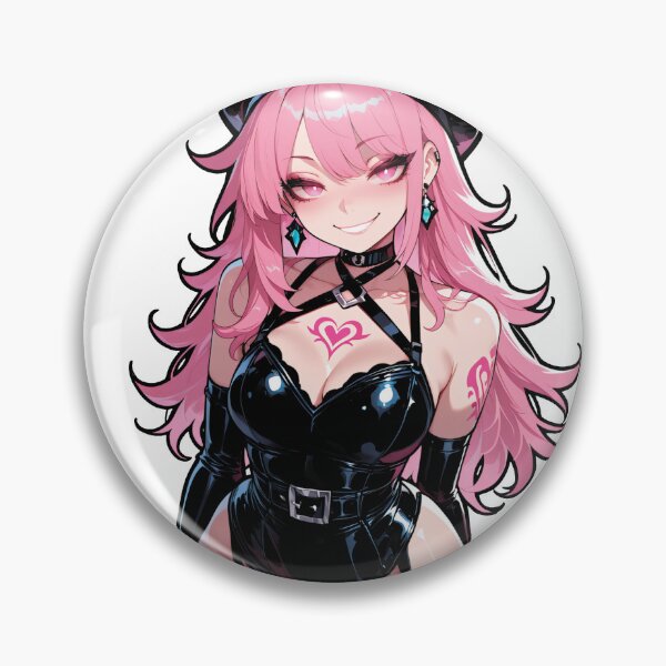 Item preview, Chibi Pink Latex Girl Sticker designed and sold by RGB-crayon.