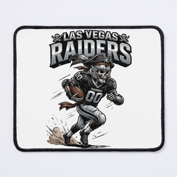 Item preview, Las Vegas Raiders Pirate Football Runner designed and sold by TonyaHall64772.