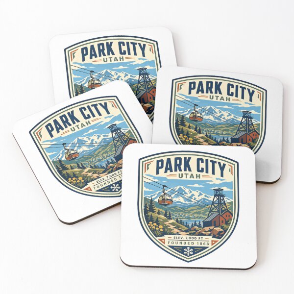 Item preview, Park City Utah Elev. 7,000 Ft Founded 1868 Ski Resort Mountain Town Traveler designed and sold by Simsimah26Parks.