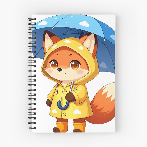 Item preview, Red Fox Rainy Day Icon designed and sold by pumsquare.