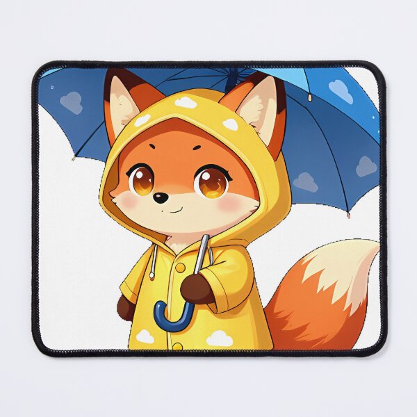 Item preview, Red Fox Rainy Day Icon designed and sold by pumsquare.