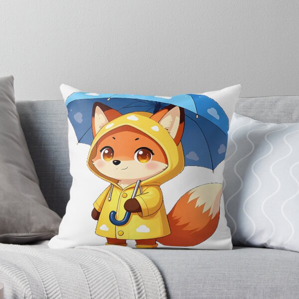 Item preview, Red Fox Rainy Day Icon designed and sold by pumsquare.